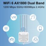 Extensor WiFi 6 para exteriores AX1800 ( Expande tu red Starlink)
